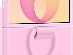 Чехол Samsung Silicone Ring Magnet Case Samsung Galaxy Z Flip8 розовый
