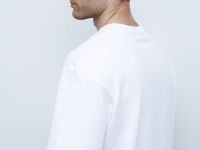 Базовая футболка из джерси, Белый