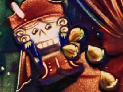 Новогодняя сказка с органом и песочной анимацией «Щелкунчик»