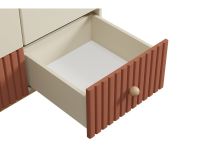 Шкаф детский Финни 2-96x210 Терракотовый