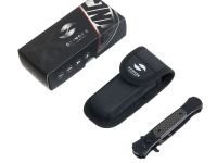 Нож складной Stinger 118 мм, сталь 8Cr14MoV, рукоять сталь/карбон, черный