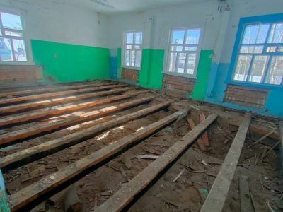 В Амгино-Олекминской школе Якутии идет капремонт по федеральной программе