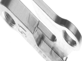 Держатель заднего переключателя "петух" Meta №51 фрезерованный (серебристый)