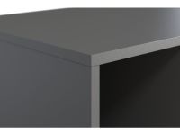 Стеллаж Изи 90x152 Графитовый/Розовый