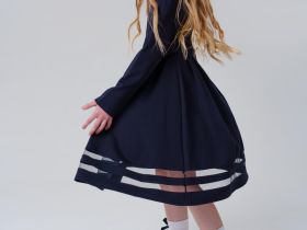 Платье трикотажное для девочек