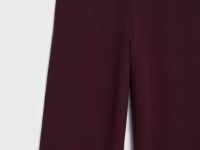 Вязаные широкие брюки, Фиолетовый