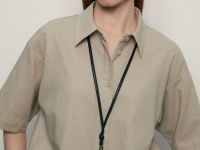 Блузка из конопляной ткани и хлопка