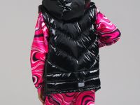 Жилет текстильный с полиуретановым покрытием для девочек