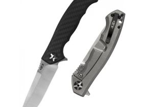 Складной нож Zero Tolerance 0452CF, сталь CPM S35VN, премиальный флиппер, рукоять титан/карбон