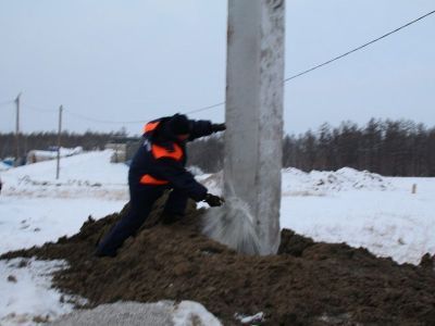 В Верхневилюйске забили сваю под новое здание поисково-спасательного отряда