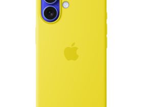 Клип-кейс Apple Silicone с MagSafe для Apple iPhone 16 Жёлтый