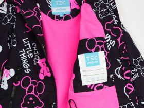 Куртка текстильная с полиуретановым покрытием для девочек (ветровка)