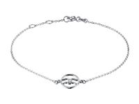 Браслет из серебра с бриллиантом э0601бр06210516