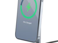 Беспроводное зарядное устройство uBear Stage 2в1, 30Вт серый