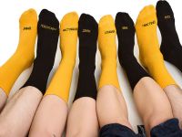 Носки «Слушай звук» Жёлтые