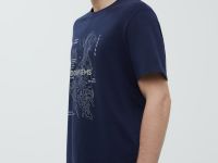 Футболка из хлопка с принтом