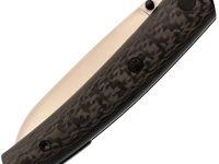 Складной нож Petrified Fish Patte, сталь 14C27, рукоять Carbon Fiber