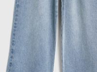 Широкие джинсы Wide leg для девочек, Голубой