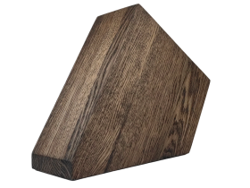 Подставка для ножей магнитная комбинированная Woodinhome KS016SOB, дуб, коричневый