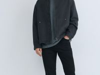 Базовые узкие джинсы, Черный