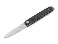 Нож складной Boker Plus LRF, сталь VG10 Satin Plain, рукоять карбон, 01BO079