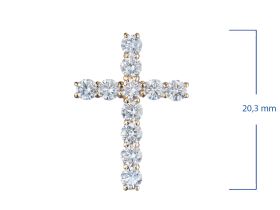 Подвеска из желтого золота э0312пд05153300_white