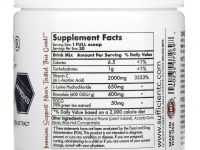 Sufficient C, Высокодозированная смесь для напитков с иммунитетом, лимон и персик, 4000 мг, 125 г