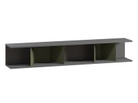 Полка Трэйс 150x25 Графитовый/Оливковый