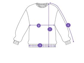 Толстовка трикотажная для девочек