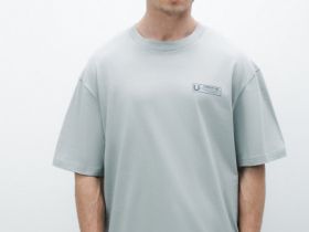 Футболка с фотопринтом, Серый