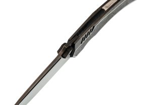 Складной нож TuoTown Tiburon DLC, сталь Tmax, рукоять Black Crystal Ti/Chaotic Black CF
