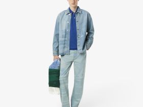 Мужское поло Lacoste L1212 классического кроя