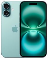 Смартфон Apple iPhone 16 256 ГБ Бирюзовый (nanoSIM+eSIM, без RuStore)