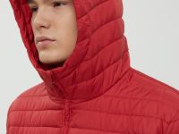 Стеганая куртка с капюшоном