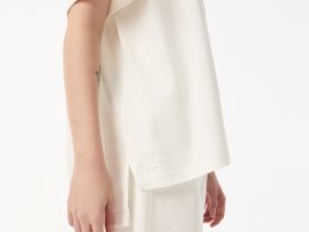 Женская футболка Lacoste из хлопка