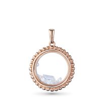 Подвеска из красного золота с бриллиантами и сапфирами э0286пд07240373