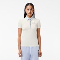 Хлопковое поло Lacoste приталенного кроя