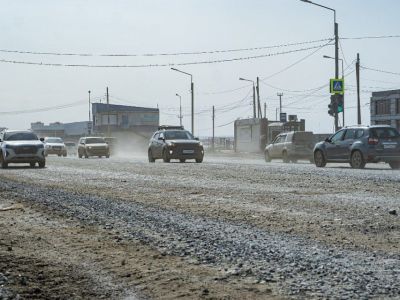 Асфальтирование улицы Можайского в Якутске продолжат в первой половине мае