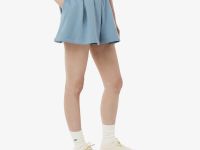 Женские плиссированные флисовые шорты Lacoste