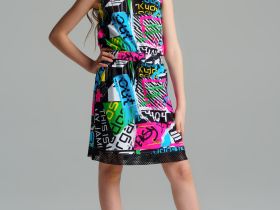 Платье трикотажное для девочек