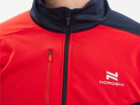 Разминочная куртка Nordski Premium Blueberry/Red