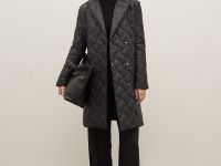 Полупальто утепленное с поясом