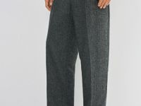 Брюки из смесовой шерсти, Серый