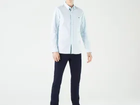 Мужская рубашка Lacoste приталенного кроя