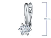 Серьги из белого золота э0912сг04184100_white