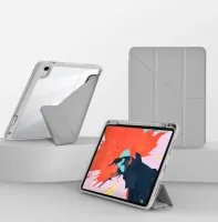 Чехол-книжка WIWU Defender Protective Case для Apple iPad Pro 11 (2024/2025) (полиуретан с подставкой) (серый)