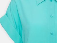 Блузка с коротким рукавом и отложным воротником