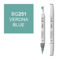 Маркер спиртовой BRUSH Touch Twin цв. BG251 верона голубой