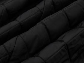 Утепленная стеганая юбка миди