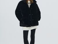 Утеплённая стёганая куртка, Черный